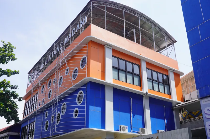 Suasana kampus dari udara, Sekolah Bintang Madani