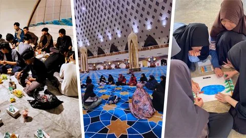 Foto berita: Itikaf SMA Bintang Madani Omni
